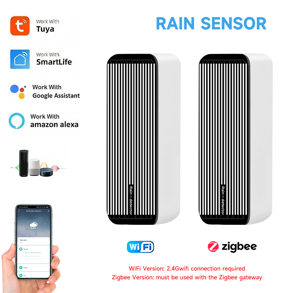 Wifi Water Sensor - Rain Sensor Alert Wifi Zigbee สําหรับ