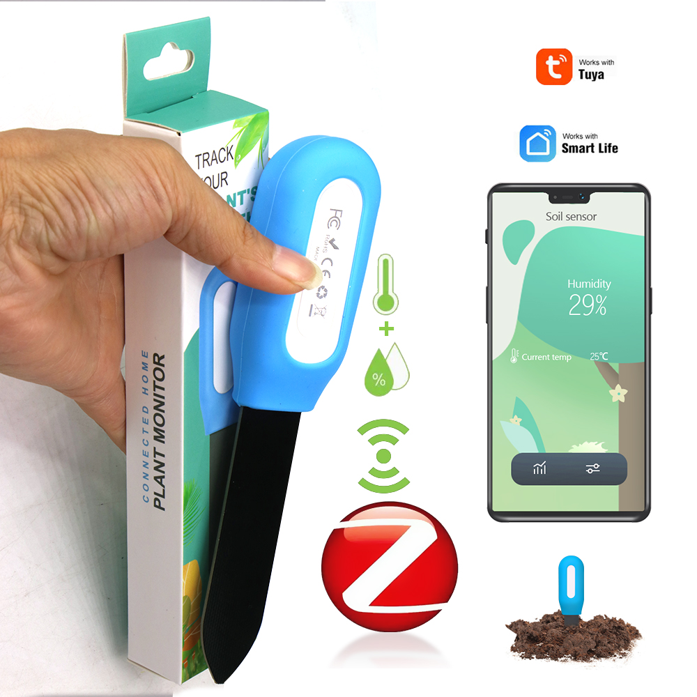 Smart Home Monitor - เซ็นเซอร์ดินอัจฉริยะ Zigbee สำหรับสวนในบ้าน เรือนกระจก พืช ดอกไม้