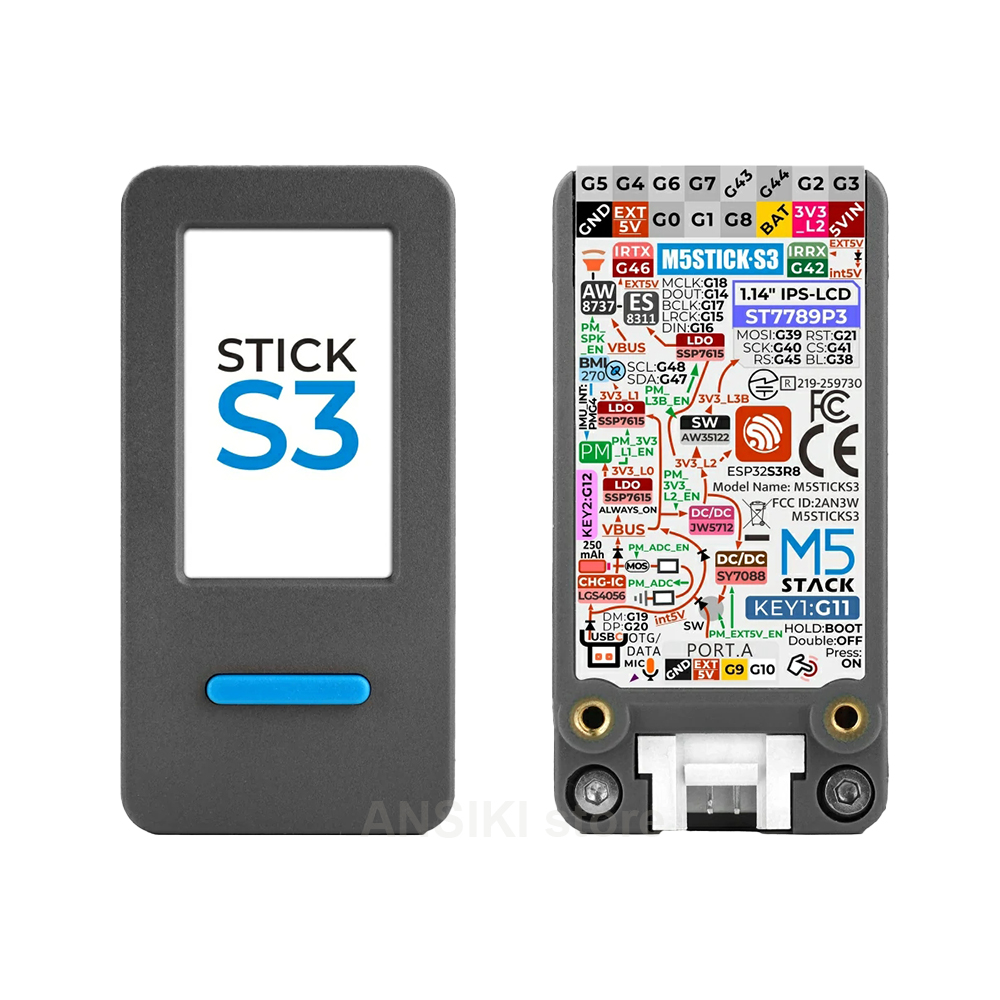 Smart Home Project - M5Stack M5StickS3 ESP32-S3 ชุดพัฒนา IoT แบบพกพาพร้อมหน้าจอสำหรับควบคุม