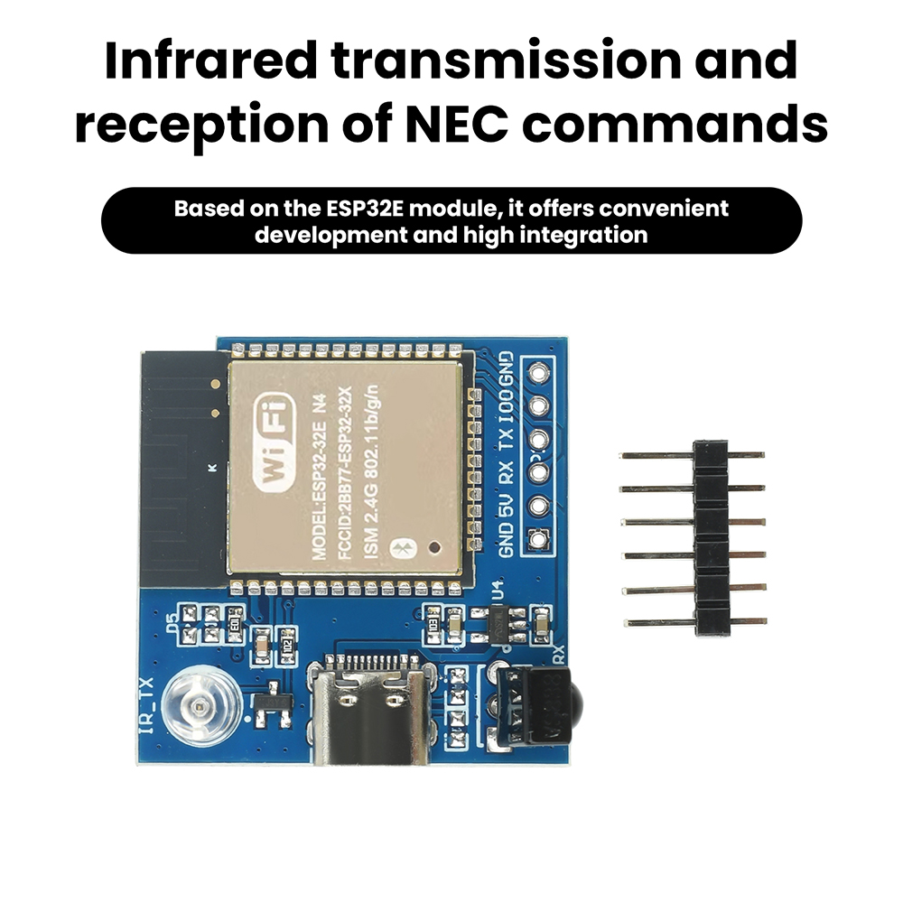 Smart Home Esp8266 - บอร์ดพัฒนา ESP32 ESP8266 พร้อมตัวส่งสัญญาณและตัวรับสัญญาณอินฟราเรด รองรับโปรโตคอล NEC