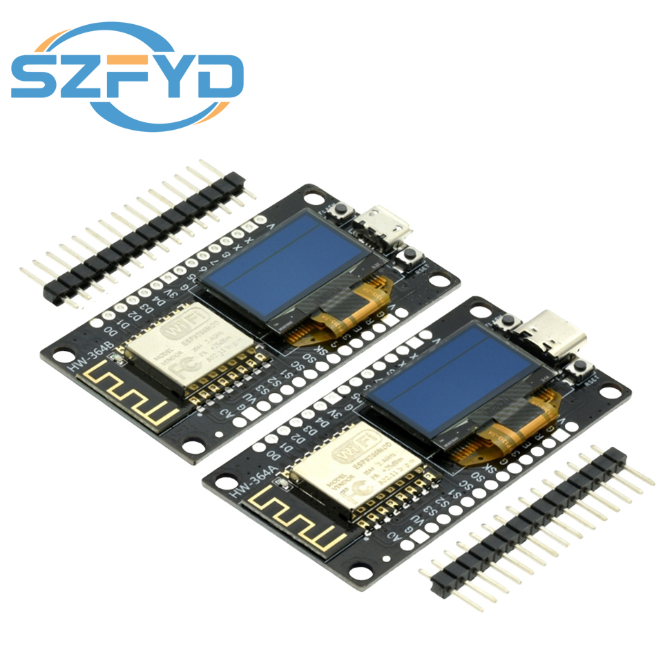 Smart Home Esp8266 - NodeMCU ESP8266 บอร์ดพัฒนา 0.96 นิ้ว OLED