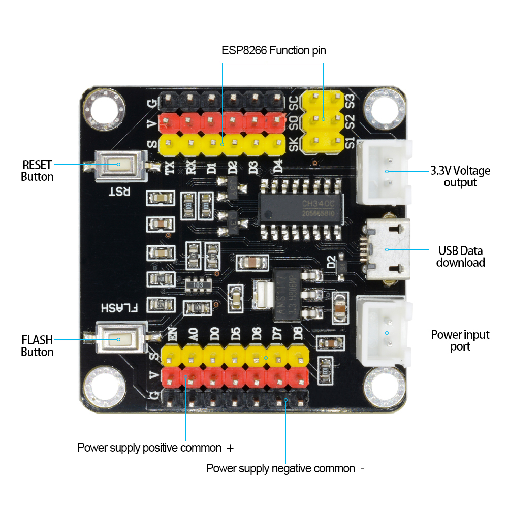 Smart Home Esp8266 - DM Strong ESP8266 ESP-12E บอร์ดพัฒนาไร้สายอินเตอร์เน็ตไร้สายโมดูล MCU