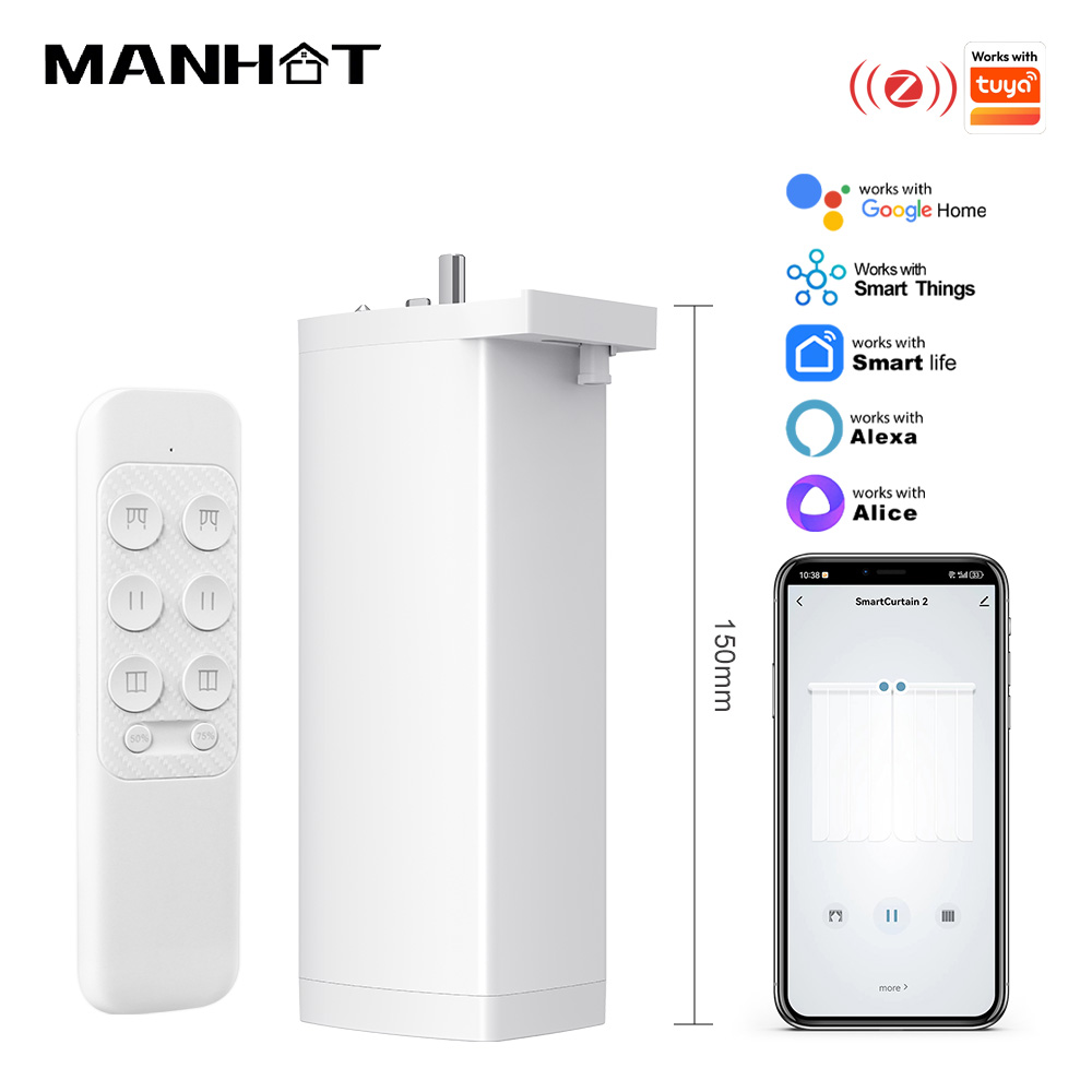 Curtain Motor - มอเตอร์ม่านไฟฟ้าอัจฉริยะ Zigbee/WiFi รุ่น Work With Tuya