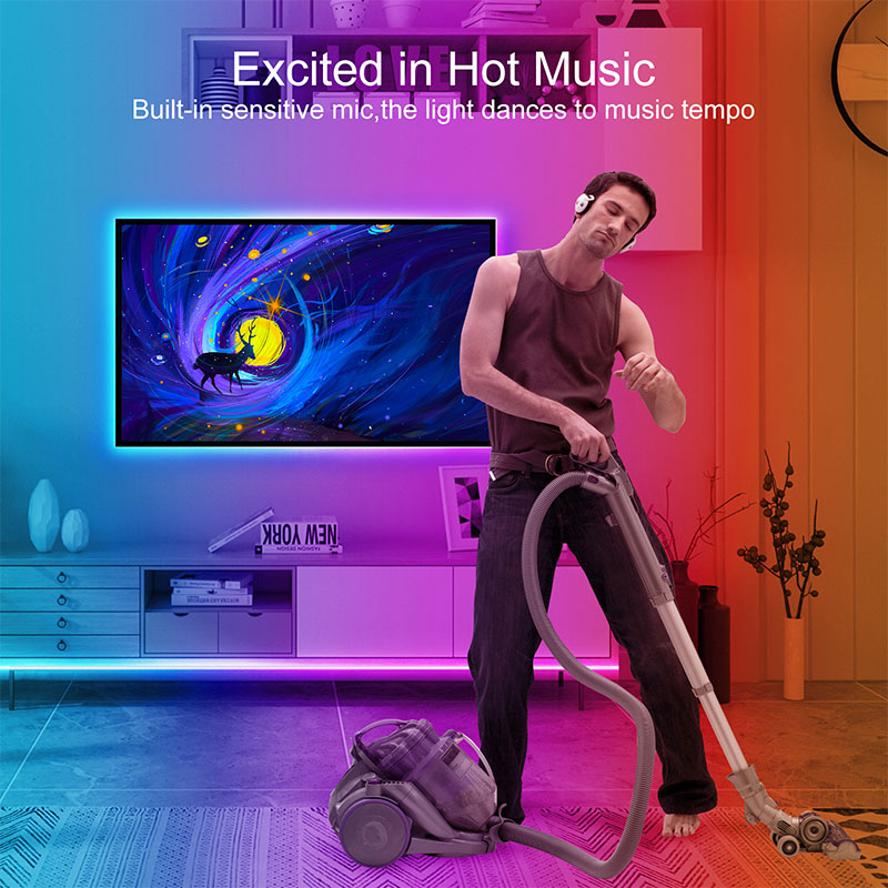 Smart Home Decor - ไฟ LED RGB อัจฉริยะ STTL แบบเส้นยาว