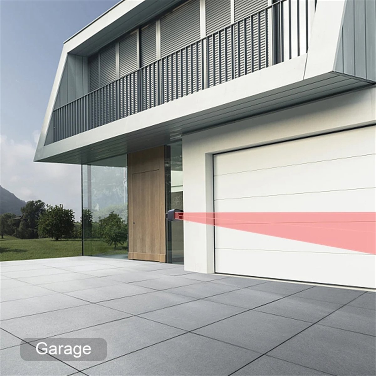 Smart Home Notifications - ~อุปกรณ์รักษาความปลอดภัยบ้านอัจฉริยะกลางแจ้งรุ่นอัปเกรดปี 2026 - เซ็นเซอร์ตรวจจับความเคลื่อนไหวและเครื่องตรวจจับสภาพอากาศผ่าน WiFi -