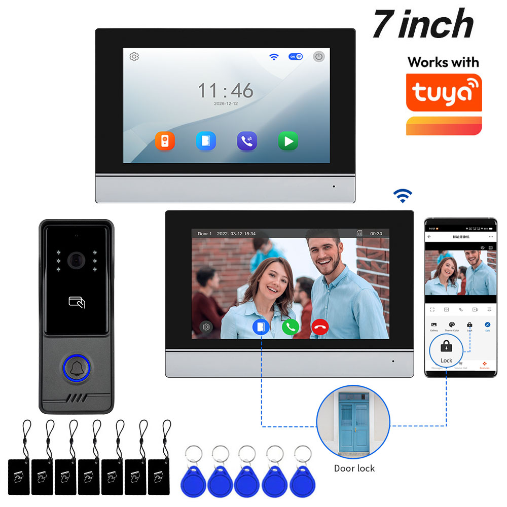 Smart Home Video Doorbell App - แอป Tuya สมาร์ท Wifi 4 สาย