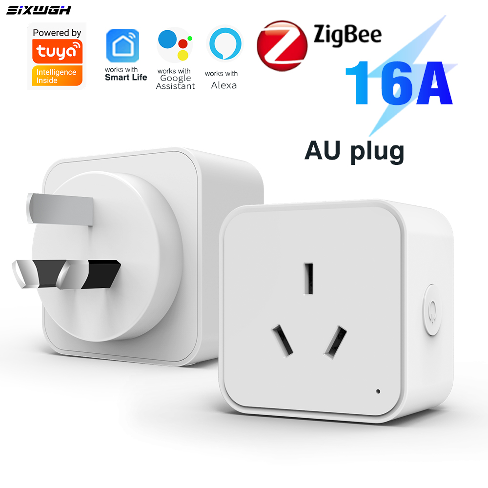Smart Home Energy Monitor - ปลั๊กอัจฉริยะ Tuya Zigbee3.0 มาตรฐานออสเตรเลีย พร้อมระบบตั้งเวลาและตรวจสอบพลังงาน รองรับแอป