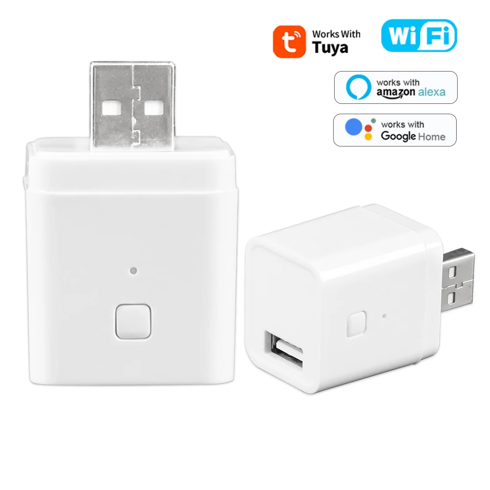 Tuya Wifi Socket - อะแดปเตอร์ WiFi Mini Micro USB 5V