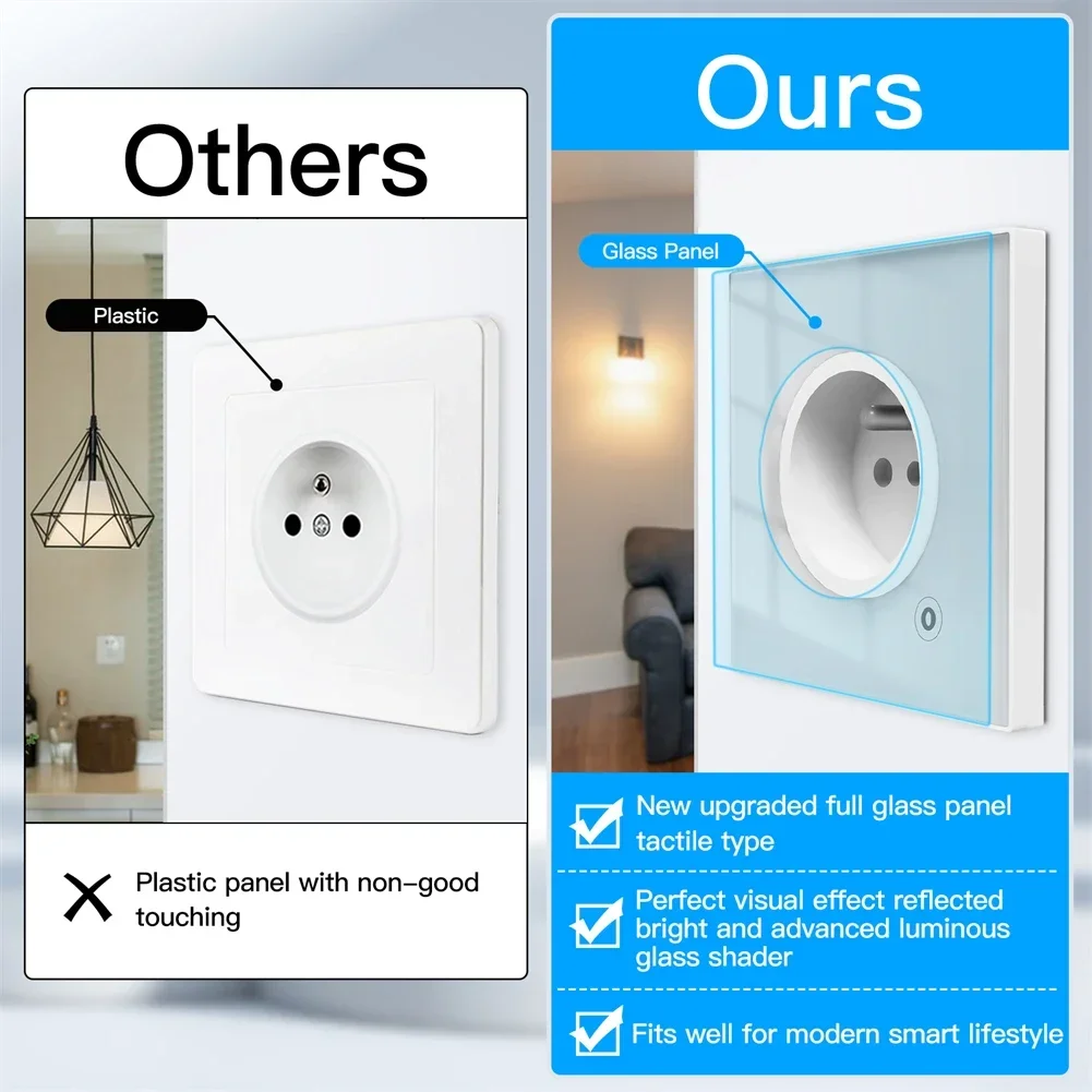 Moes ZigBee ซ็อกเก็ตผนัง WIFI  - Smart Home Energy Monitor บทวิจารณ์และราคา