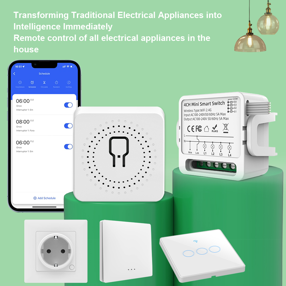 สวิตช์อัจฉริยะ Tuya WiFi 1/2/3 - Tuya Wifi Socket บทวิจารณ์และราคา