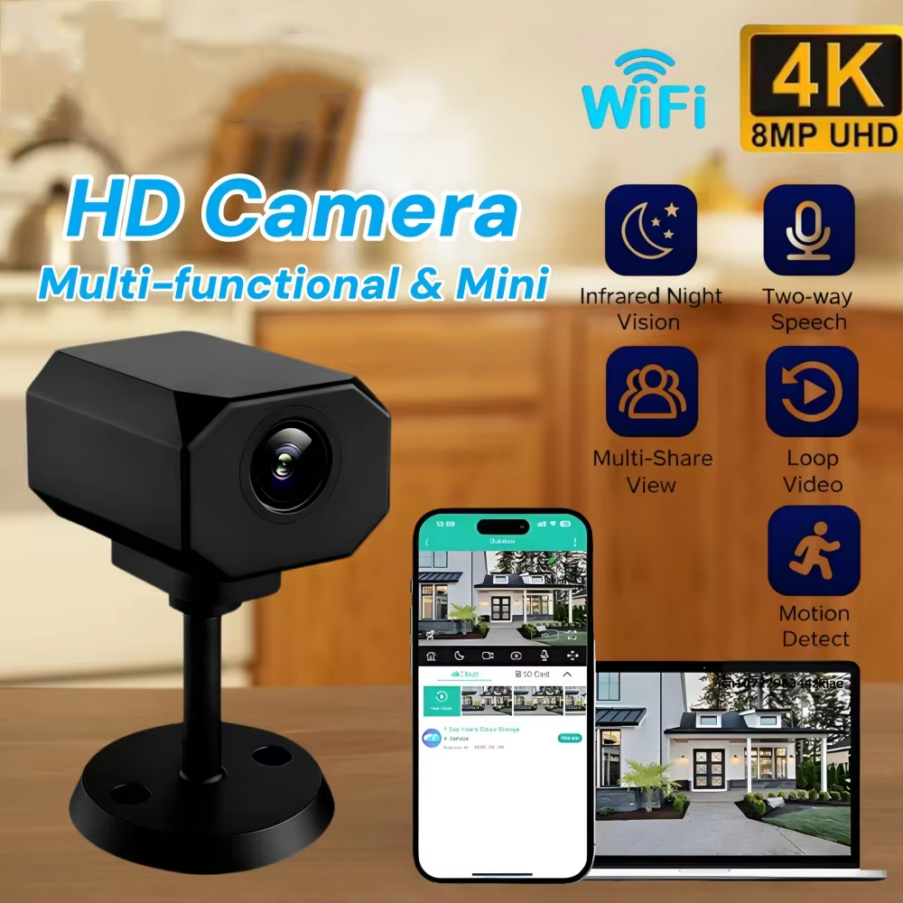 กล้องวงจรปิด 4K HD WiFi สำหรับ - Smart Home Monitor บทวิจารณ์และราคา