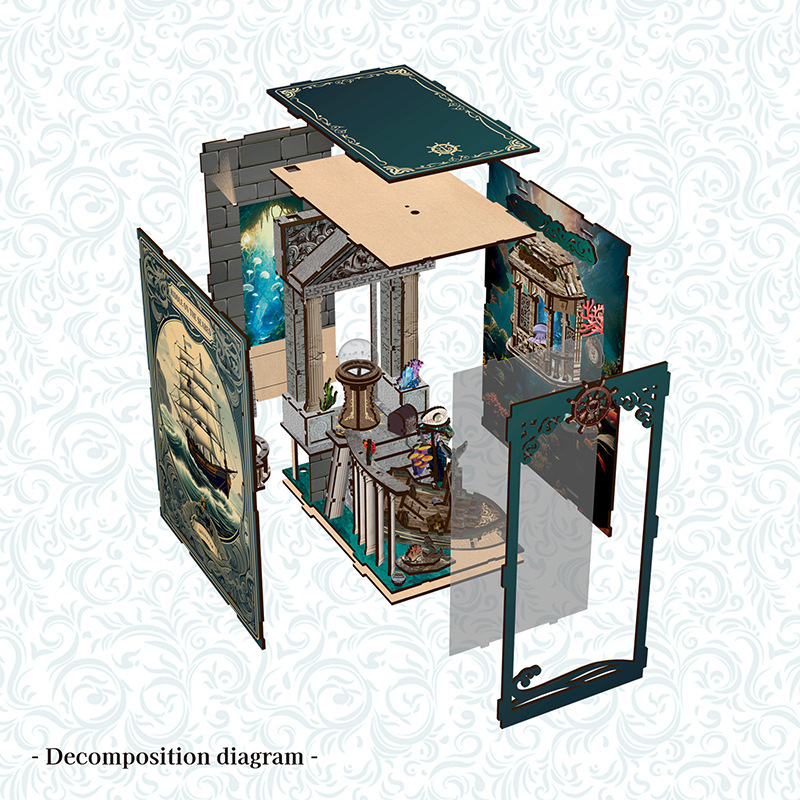 ชุดประกอบโมเดลไม้ 3 มิติ DIY ส - Smart Home Decor บทวิจารณ์และราคา