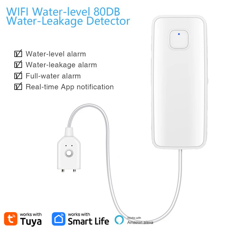 Tuya เครื่องตรวจจับระดับน้ำรั่ - Wifi Water Sensor บทวิจารณ์และราคา