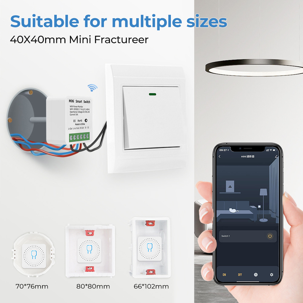 สวิตช์อัจฉริยะ Tuya WiFi 16A ค - Smart Home Energy Monitor บทวิจารณ์และราคา