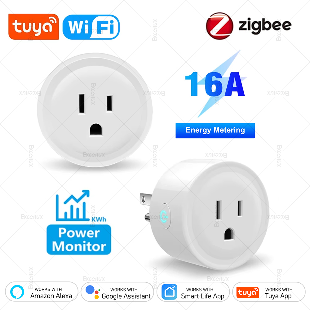 ปลั๊กอัจฉริยะ Tuya 16A Zigbee  - Tuya Wifi Socket บทวิจารณ์และราคา