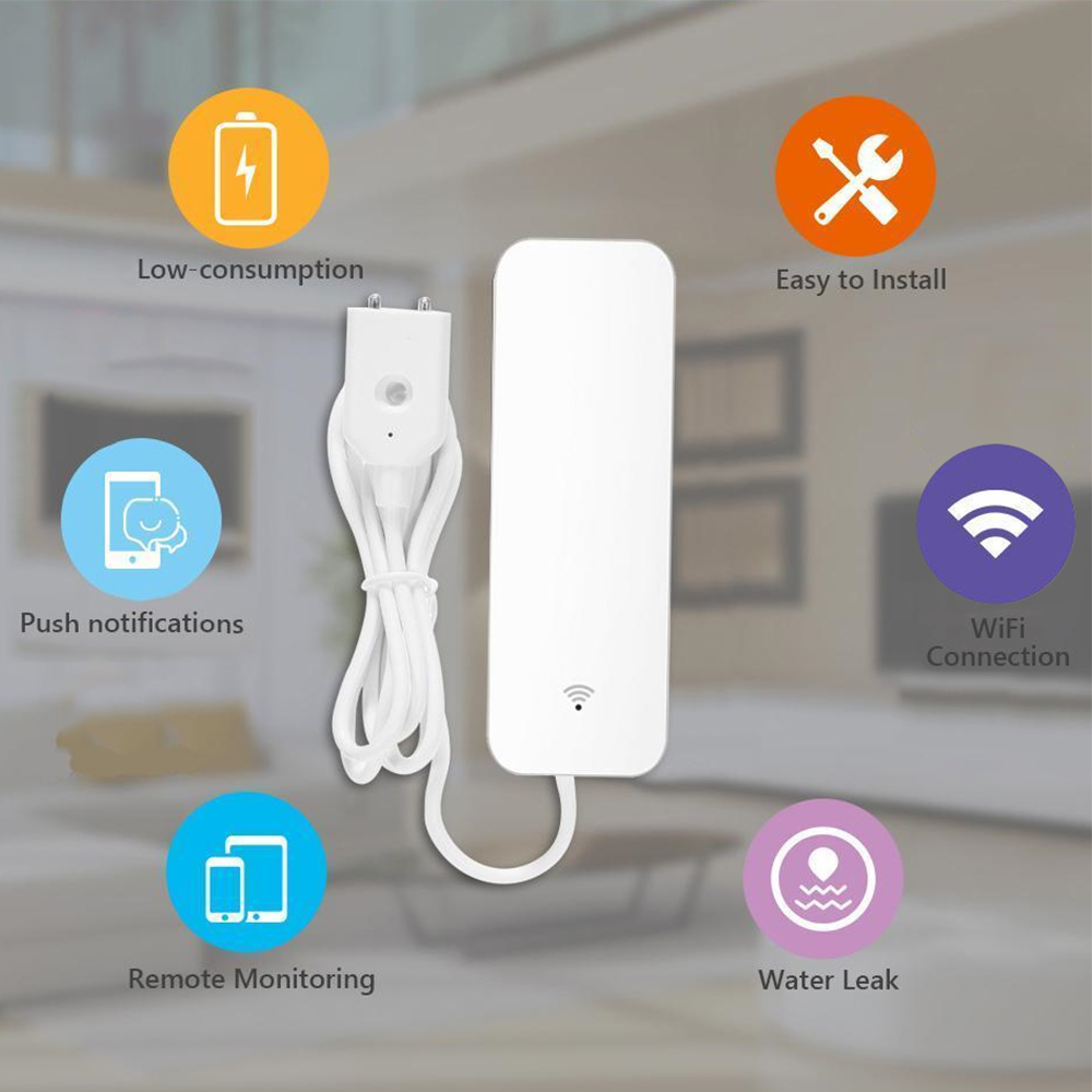 Tuya WiFi เซ็นเซอร์น้ํารั่ว, เ - Wifi Water Sensor บทวิจารณ์และราคา
