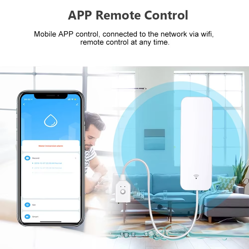 เซ็นเซอร์ตรวจจับน้ำรั่วซึม Zig - Wifi Water Sensor บทวิจารณ์และราคา