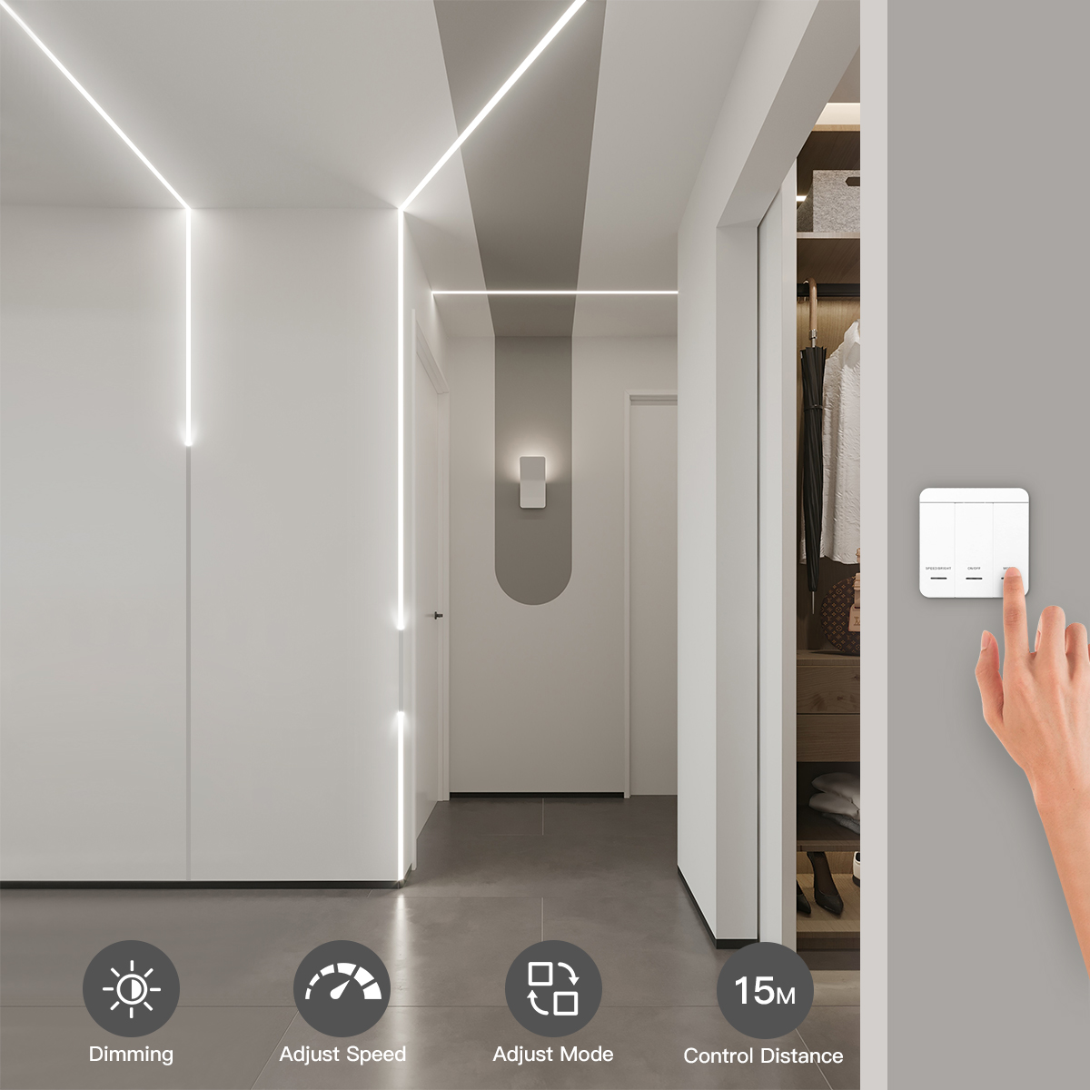 สมาร์ท Addressable1-4pcs LED S - Smart Home Decor บทวิจารณ์และราคา
