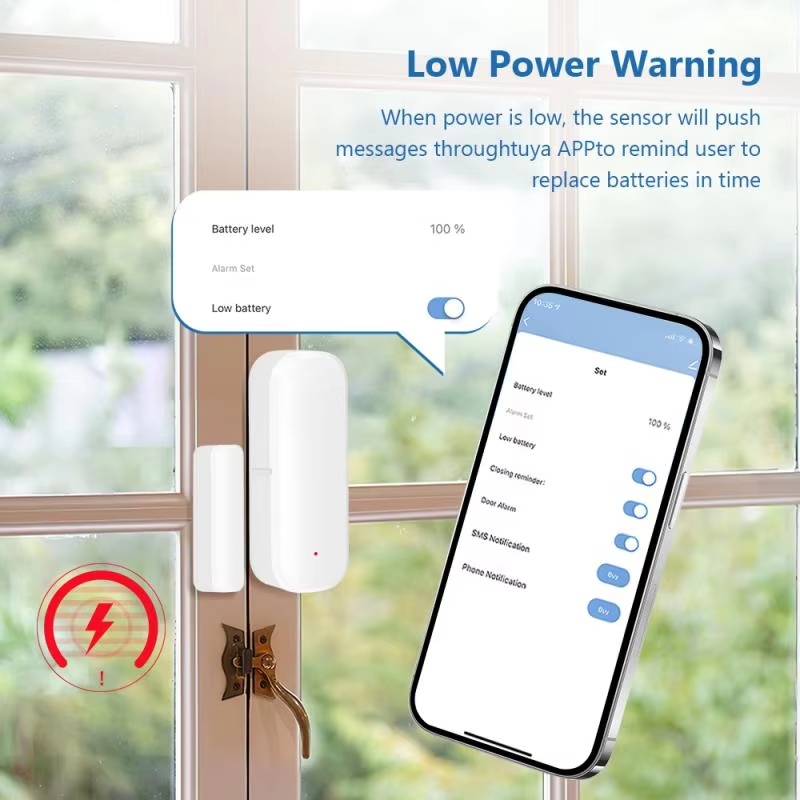 เซ็นเซอร์ประตูหน้าต่างไร้สาย Z - Smart Home Notifications บทวิจารณ์และราคา