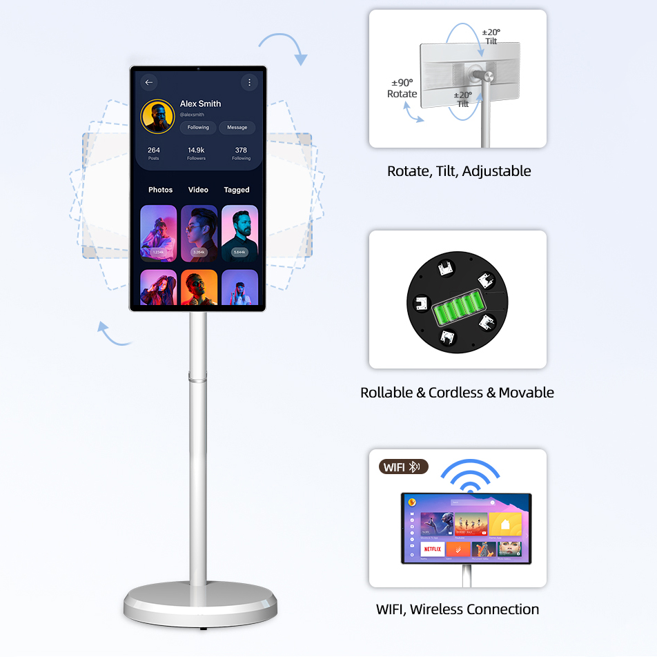 โทรทัศน์สมาร์ททีวีแบบพกพาขายส่ - Smart Home Speaker บทวิจารณ์และราคา