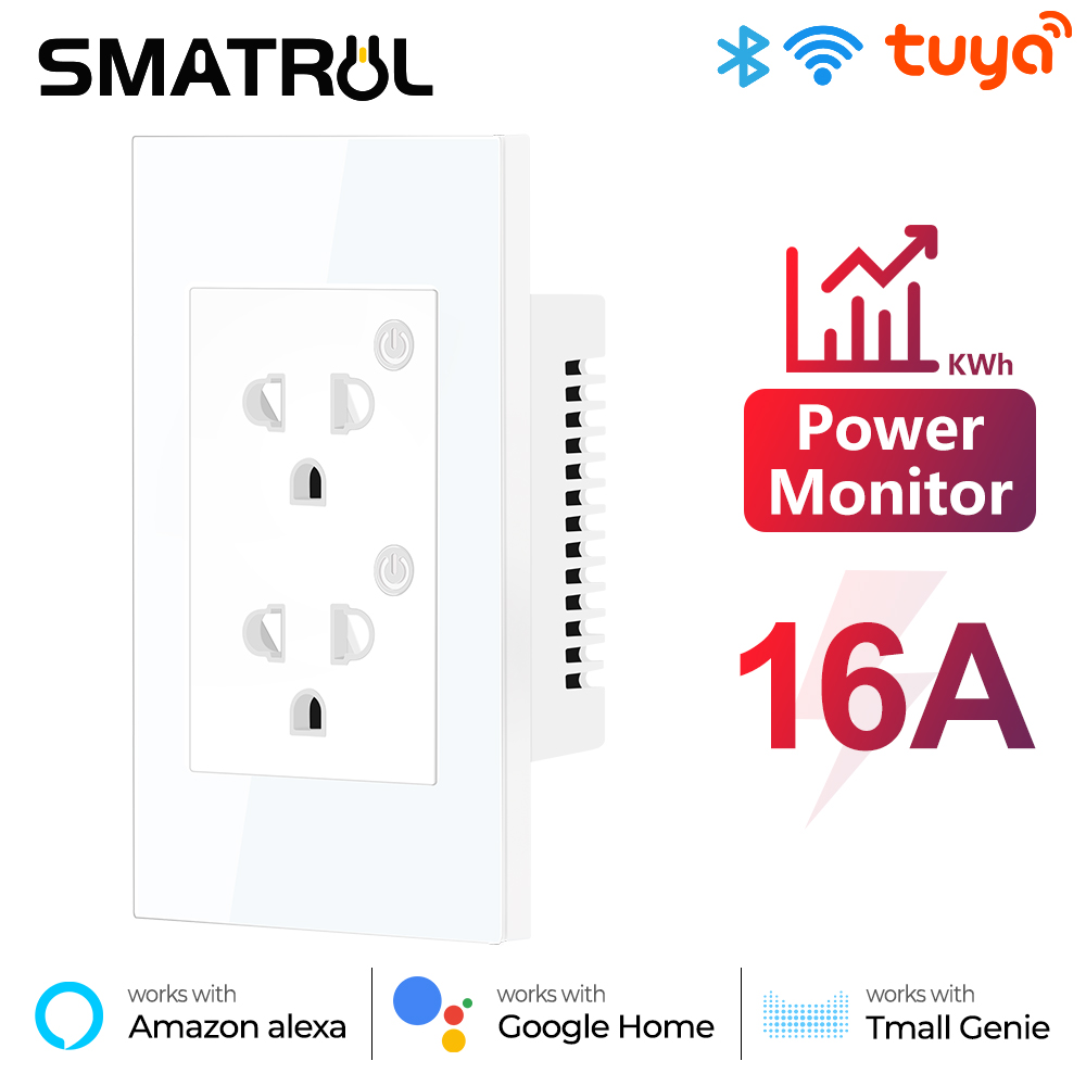 16A Tuya WiFi Bluetooth EU EU  - Smart Home Energy Monitor บทวิจารณ์และราคา