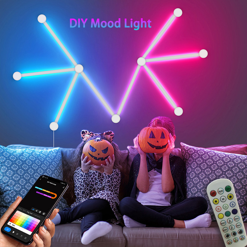 โคมไฟติดผนัง RGB อัจฉริยะ, ไฟ  - Smart Home Decor บทวิจารณ์และราคา