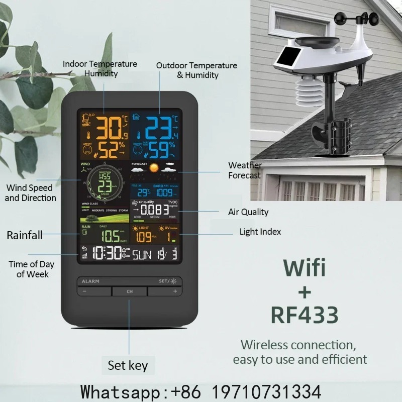 สถานีตรวจอากาศอัจฉริยะ WiFi สำ - Smart Home Monitor บทวิจารณ์และราคา