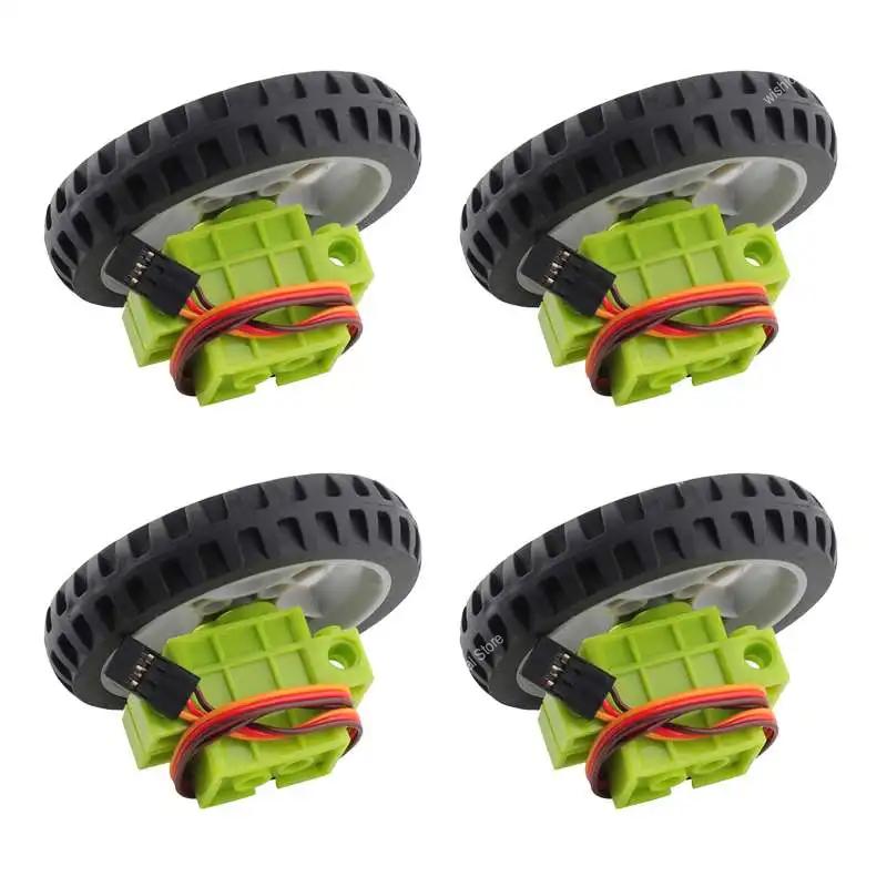 4PCS Geekservo หมุน Servo ล้อใ - Smart Home Micro Bit บทวิจารณ์และราคา