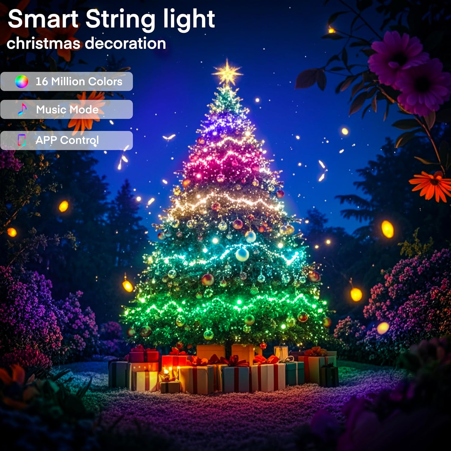 ไฟสาย LED WS2812B RGBIC 5V USB - Smart Home Decor บทวิจารณ์และราคา