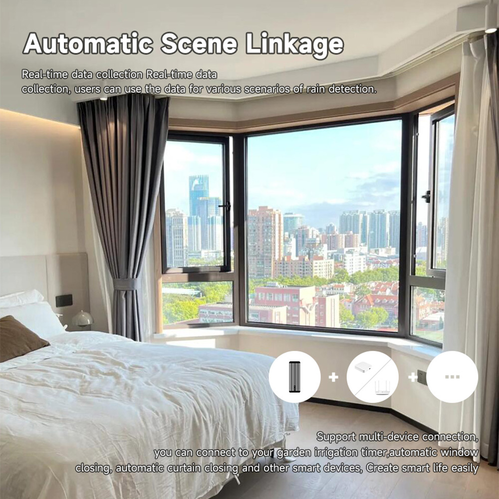 Tuya ZigBee Rain Sensor Tuya R - Smart Home Notifications บทวิจารณ์และราคา