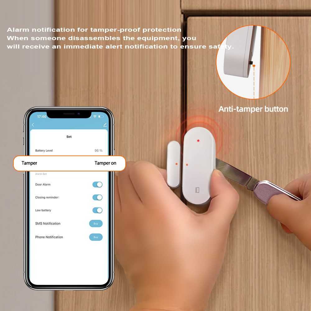 เซ็นเซอร์ประตู/หน้าต่างอัจฉริย - Smart Home Notifications บทวิจารณ์และราคา