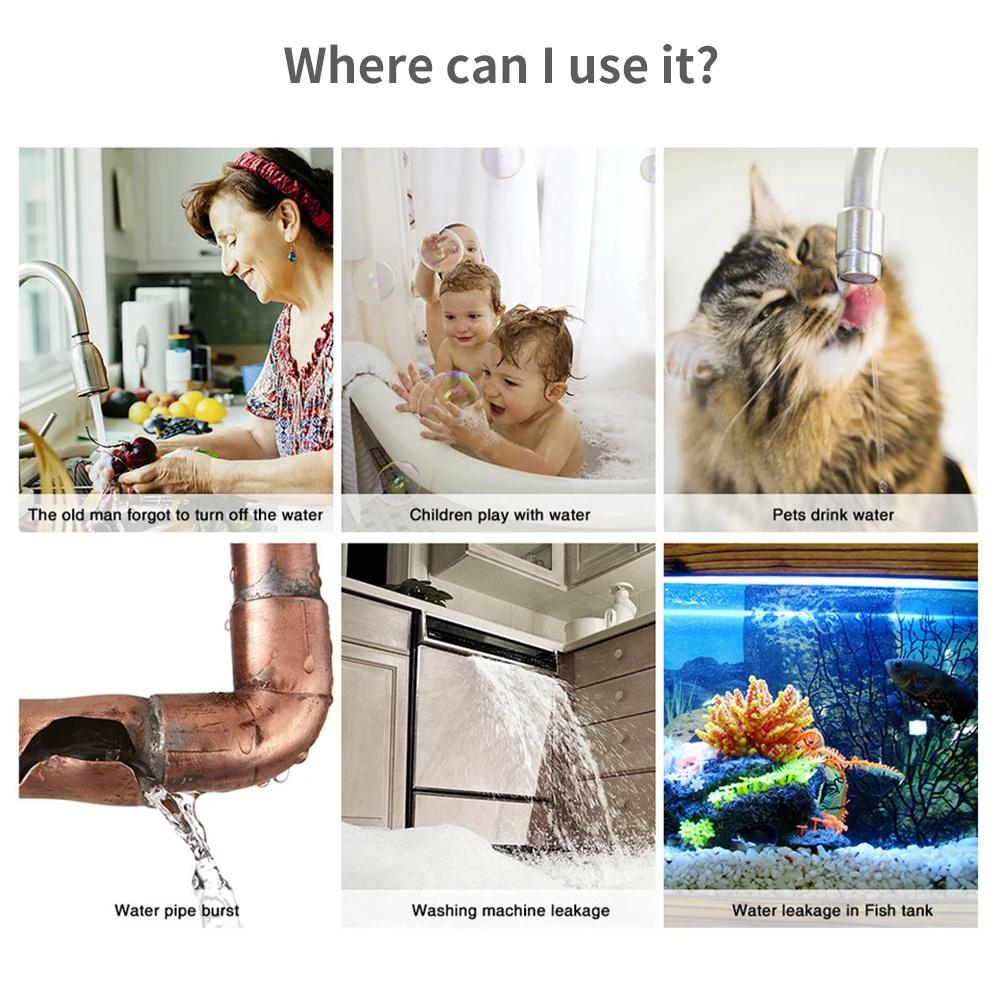 เซ็นเซอร์น้ำ Tuya WiFi Zigbee  - Wifi Water Sensor บทวิจารณ์และราคา