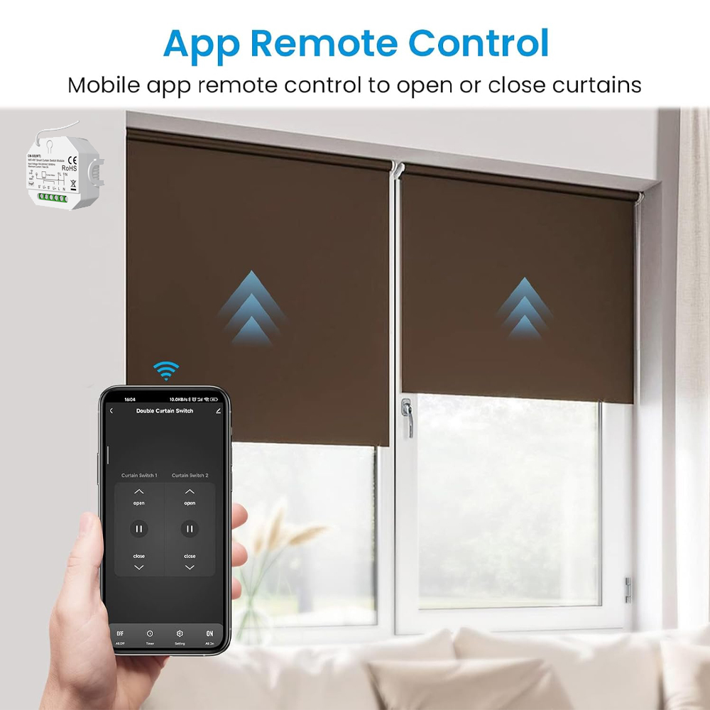 สวิตช์ม่านอัจฉริยะสำหรับมอเตอร - Curtain Motor บทวิจารณ์และราคา