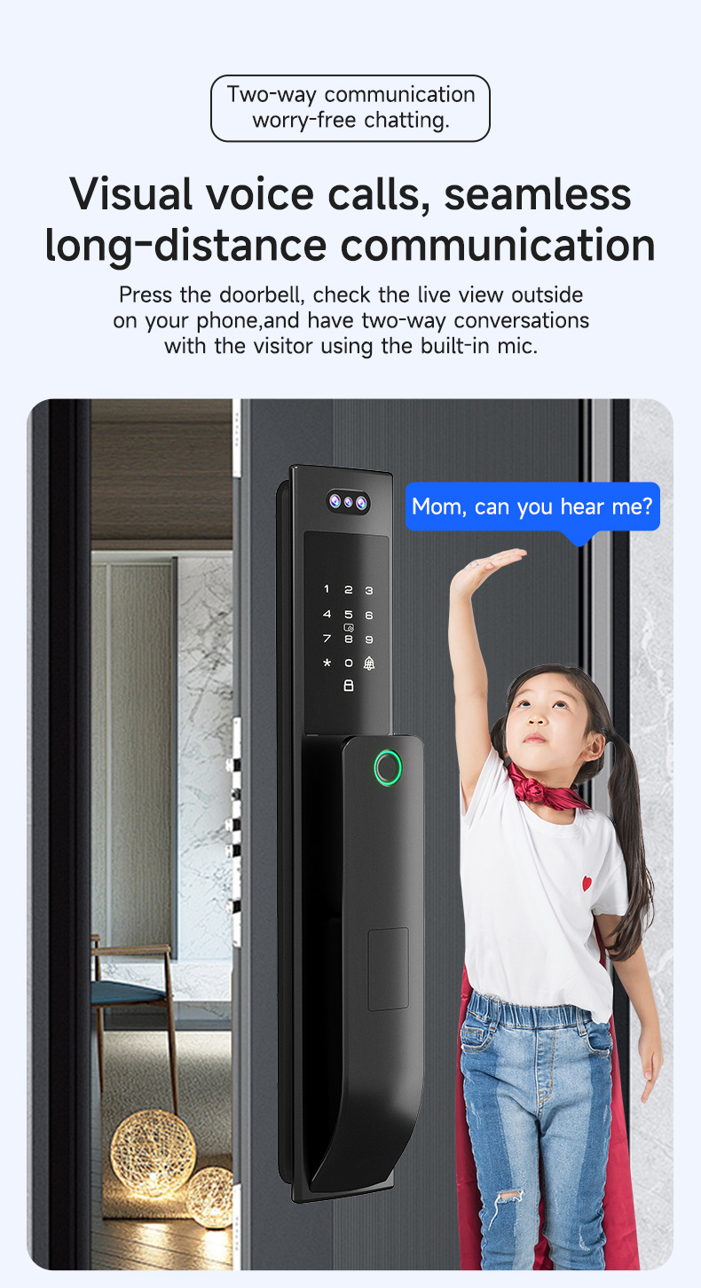 ระบบล็อกประตูอัจฉริยะพร้อมการจ - Smart Home Video Doorbell App บทวิจารณ์และราคา