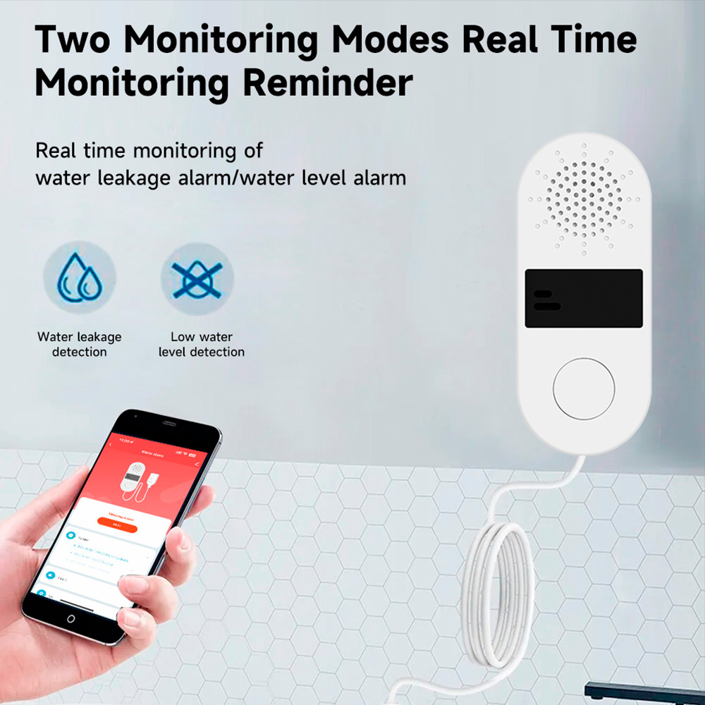 Tuya เครื่องตรวจรอยรั่วน้ำ Wi- - Wifi Water Sensor บทวิจารณ์และราคา