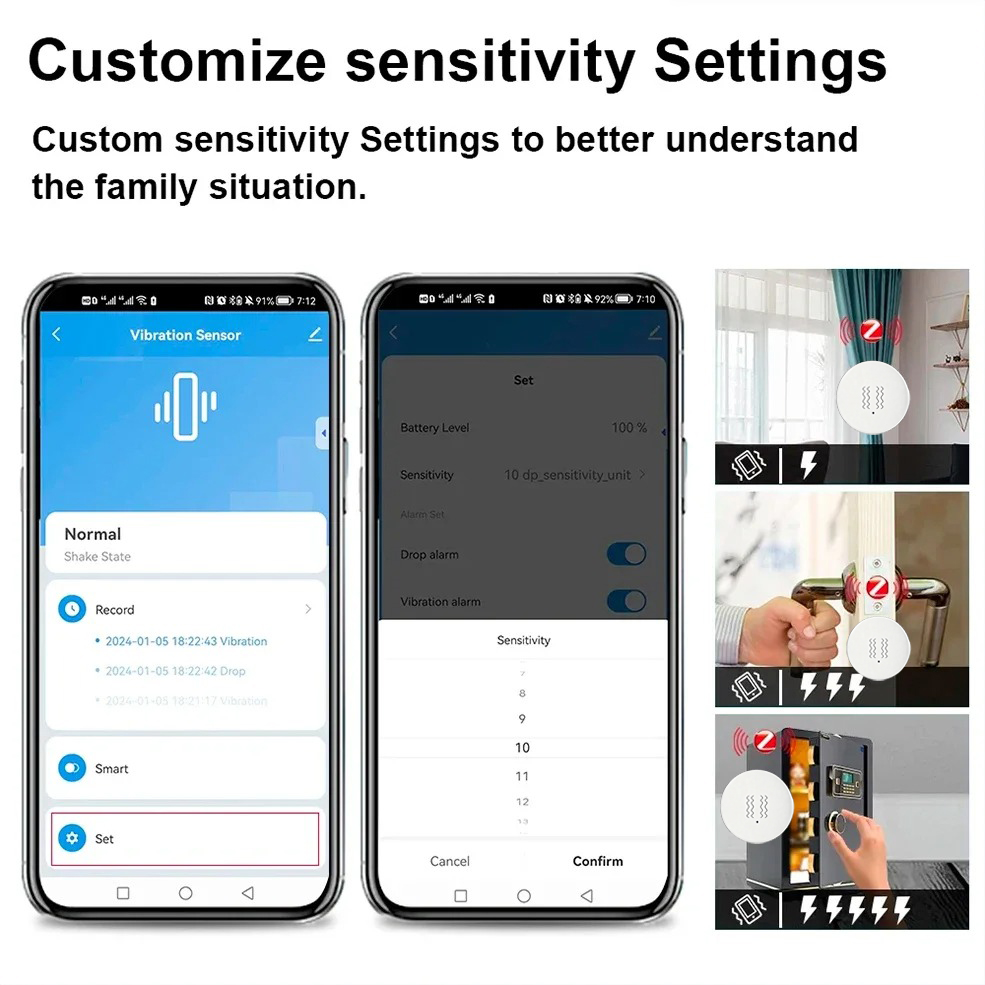 ทูยา ซิกบีเซ็นเซอร์ตรวจจับการส - Smart Home Notifications บทวิจารณ์และราคา