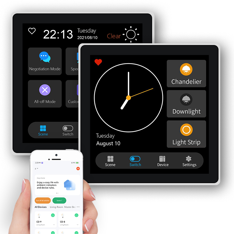 FUERS หน้าจอสัมผัสขนาด 4 นิ้วส - Smart Home Monitor บทวิจารณ์และราคา