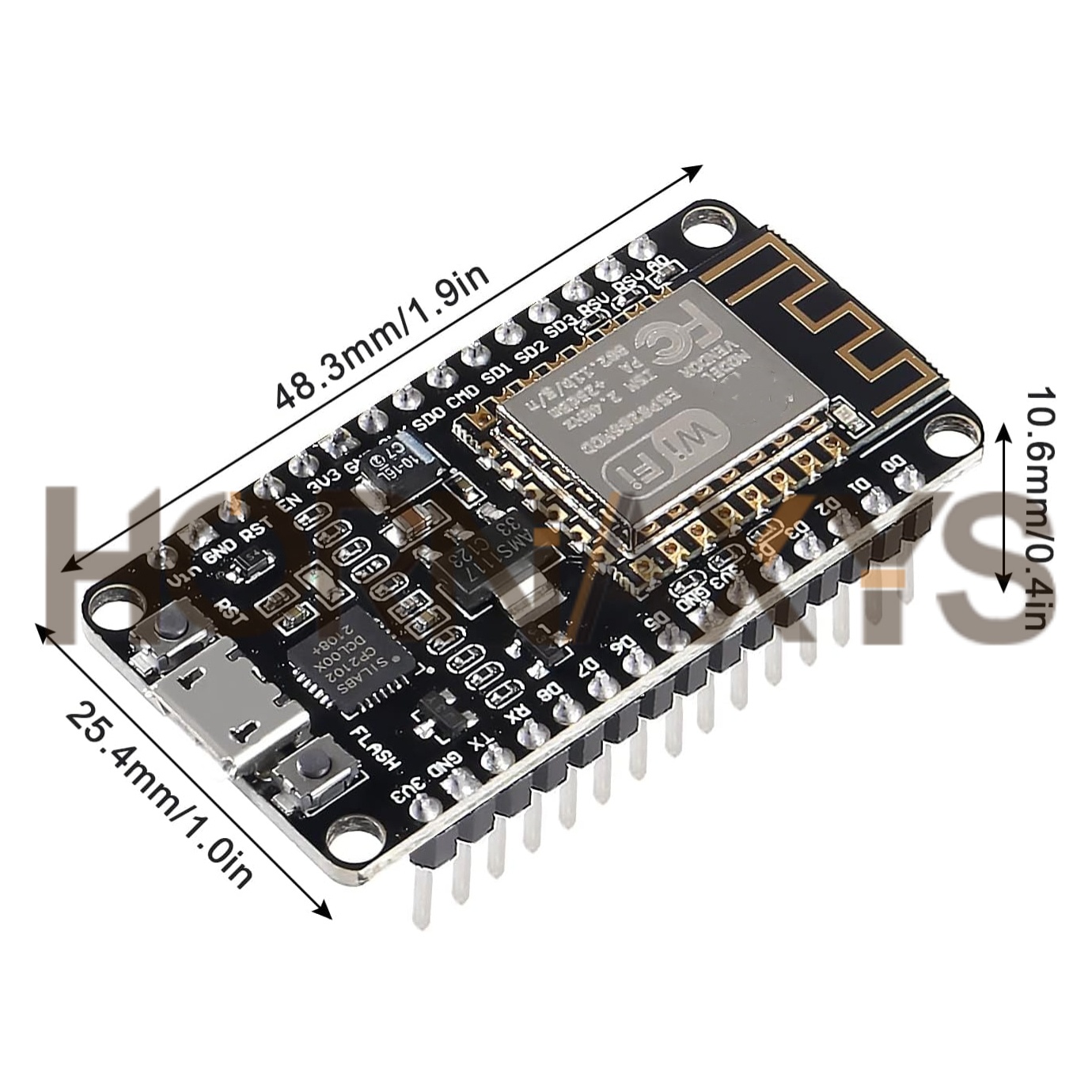 1-10PCS/โมดูลไร้สาย CP2102 Nod - Smart Home Esp8266 บทวิจารณ์และราคา