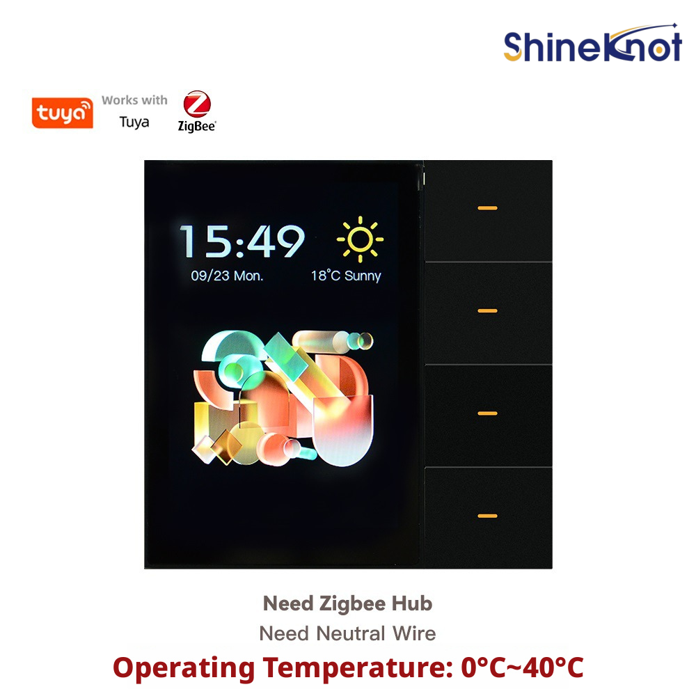 Shineknot Tuya สวิตช์อัจฉริยะห - Smart Home Monitor บทวิจารณ์และราคา