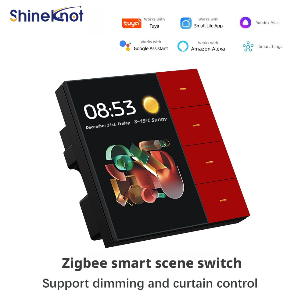 Shineknot Tuya สวิตช์อัจฉริยะห - Smart Home Monitor บทวิจารณ์และราคา