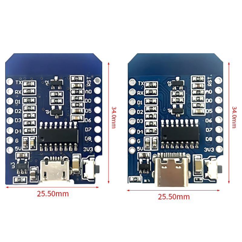 โมดูล XCW WeMos D1 Mini TYPE-C - Smart Home Esp8266 บทวิจารณ์และราคา