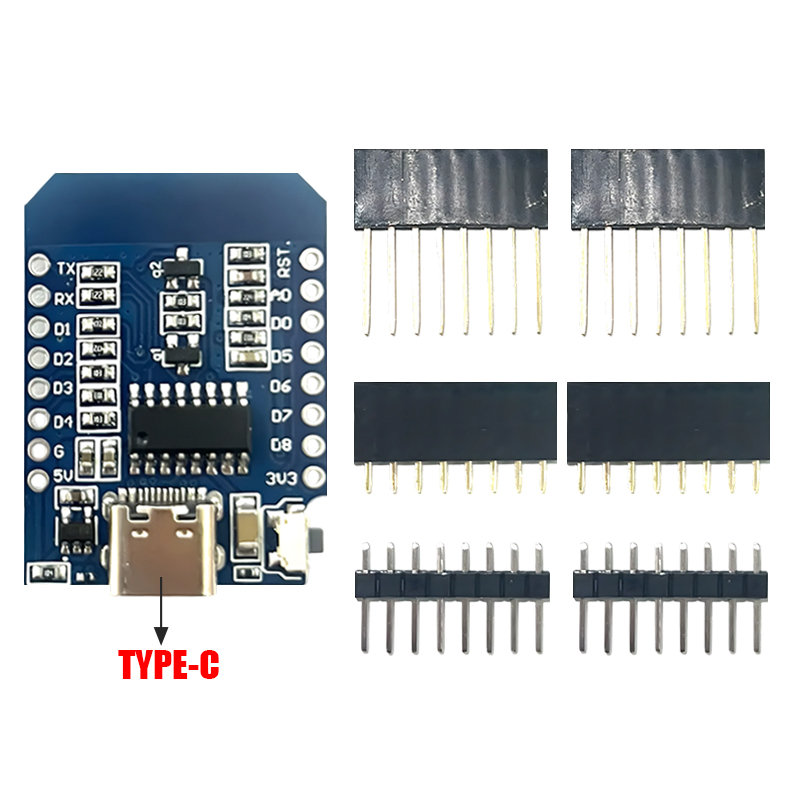 โมดูล XCW WeMos D1 Mini TYPE-C - Smart Home Esp8266 บทวิจารณ์และราคา