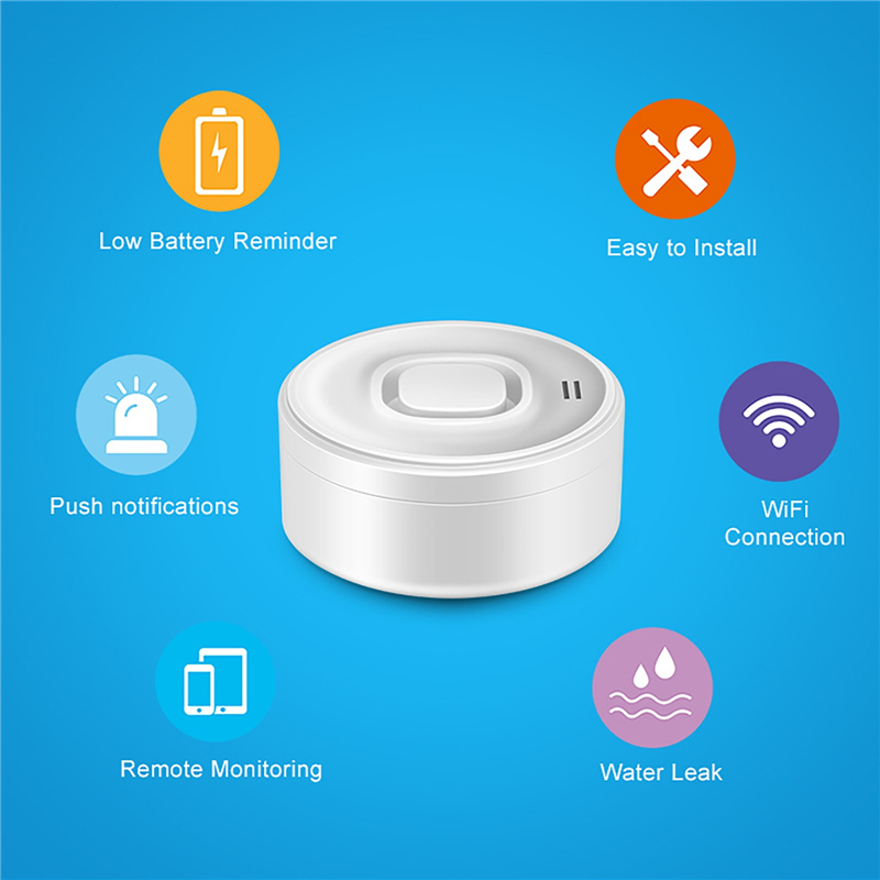 เครื่องตรวจจับน้ำรั่วแบบสมาร์ท - Wifi Water Sensor บทวิจารณ์และราคา
