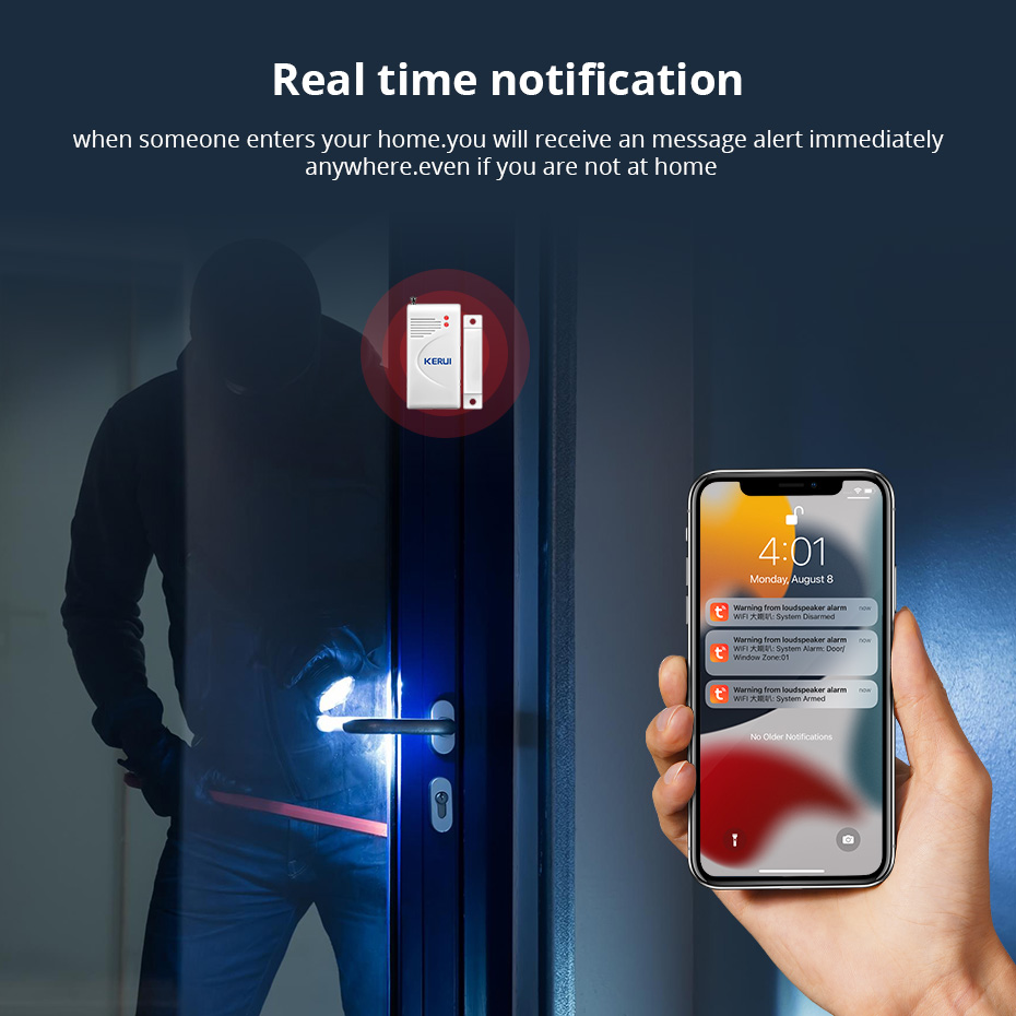 KERUI Tuya Smart Home ALARM HU - Smart Home Demo Kit บทวิจารณ์และราคา