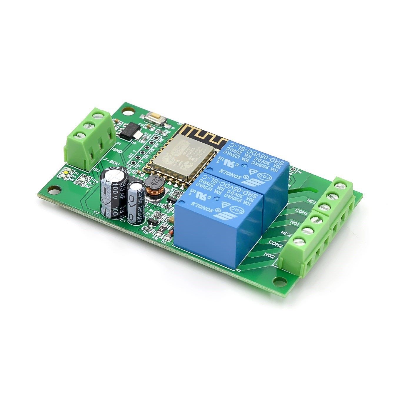 โมดูลควบคุมรีเลย์ไร้สาย ESP826 - Smart Home Esp8266 บทวิจารณ์และราคา