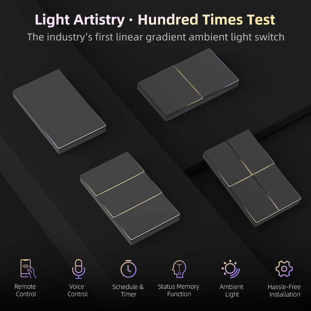 สวิตช์ไฟอัจฉริยะ WiFi แบบ 1/2/ - Tuya Wifi Socket บทวิจารณ์และราคา