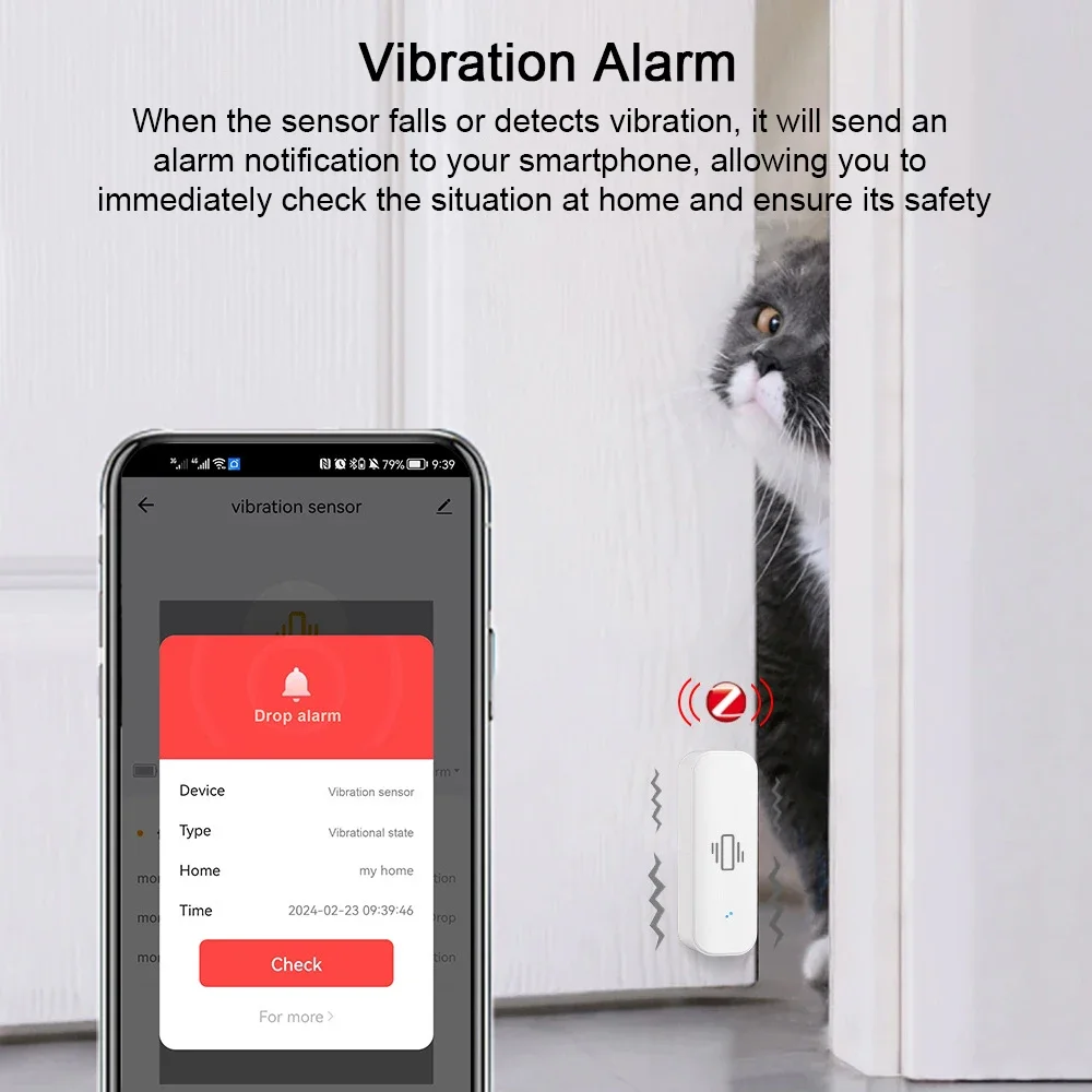 Tuya เซ็นเซอร์ตรวจจับการสั่นสะ - Smart Home Notifications บทวิจารณ์และราคา