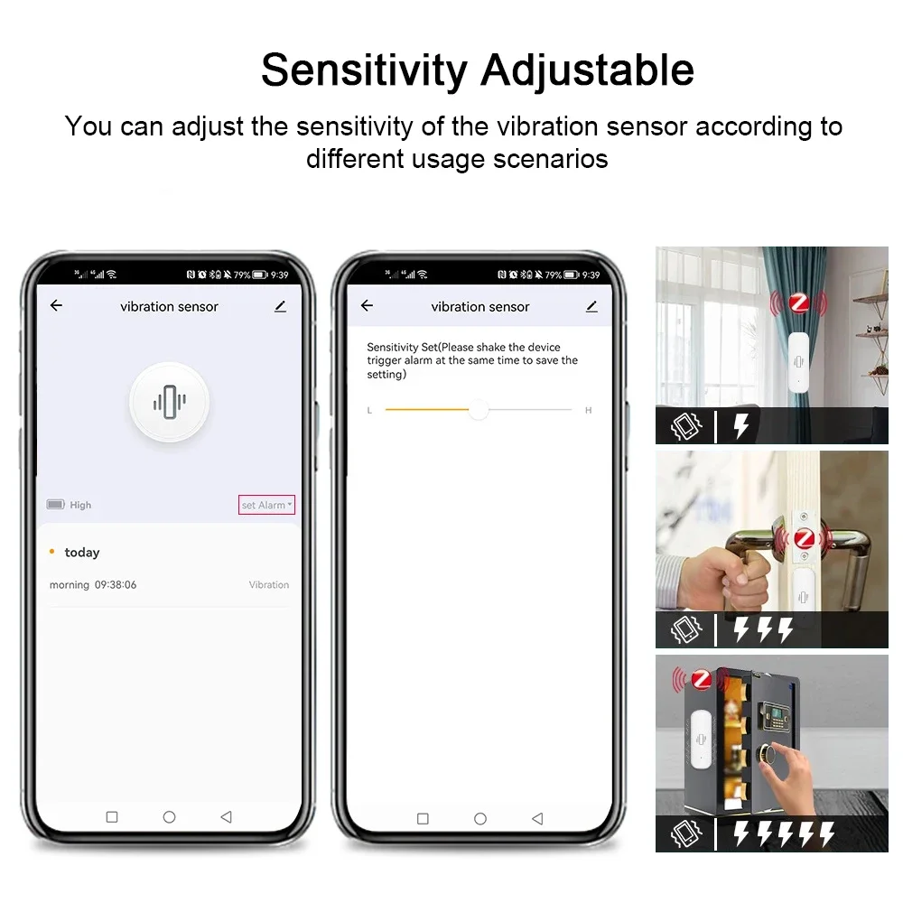 Tuya เซ็นเซอร์ตรวจจับการสั่นสะ - Smart Home Notifications บทวิจารณ์และราคา