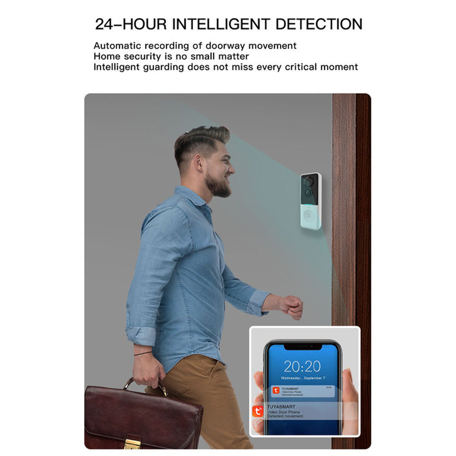กล้องวงจรปิดอัจฉริยะสำหรับประต - Smart Home Video Doorbell App บทวิจารณ์และราคา