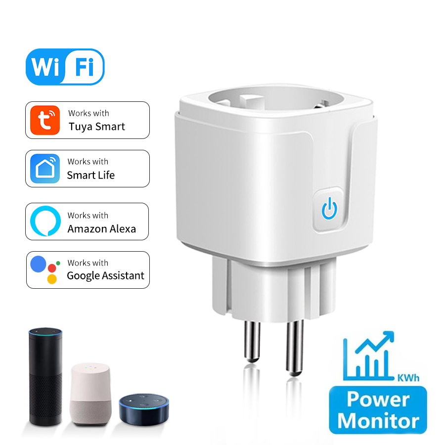 Tuya สมาร์ทซ็อกเก็ต EU 16A AC1 - Smart Home Energy Monitor บทวิจารณ์และราคา